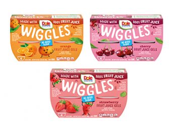 Dole Packaged Foods launches good-for-you take on the classic snack: Dole® Wiggles™ Fruit Juice Gels