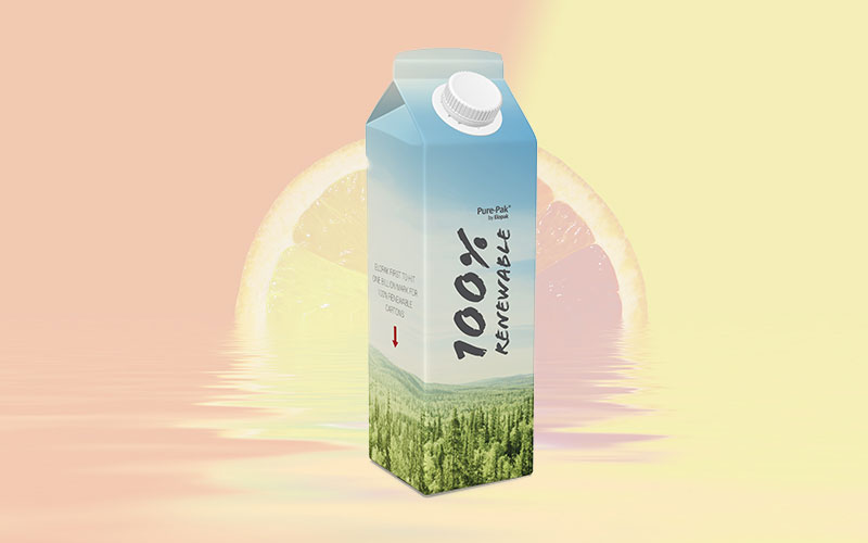 Elopak first to hit one billion mark for 100% renewable cartons