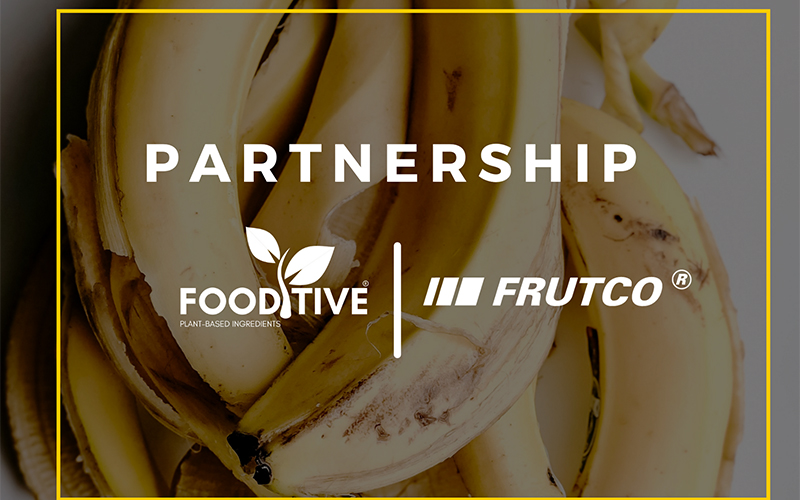 A new partnership between Fooditive and Frutco brings a sustainable banana sweetener to the market