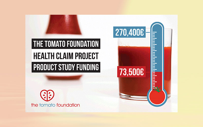 The Tomato Foundation Health Claim Project - Partnership / Funding UPDATE