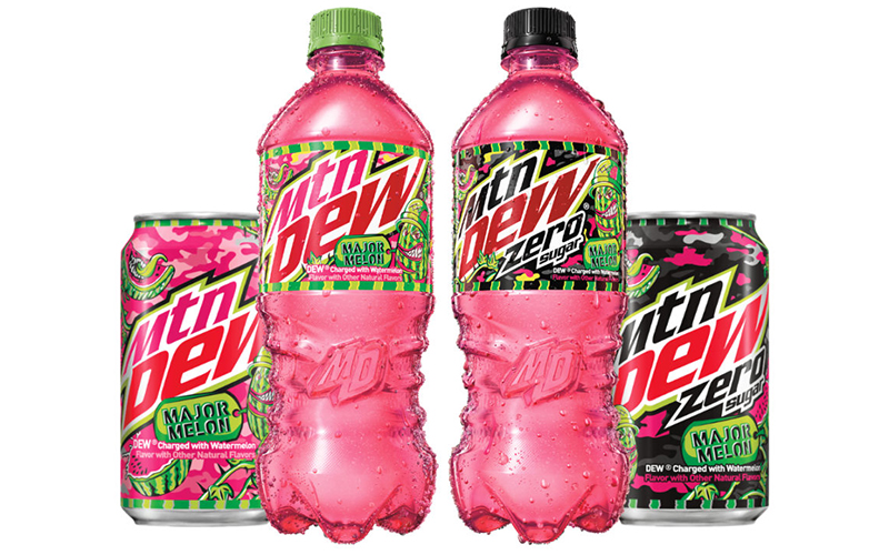 Mtn Dew® takes flavour to the extreme with Major Melon and Major Melon Zero Sugar