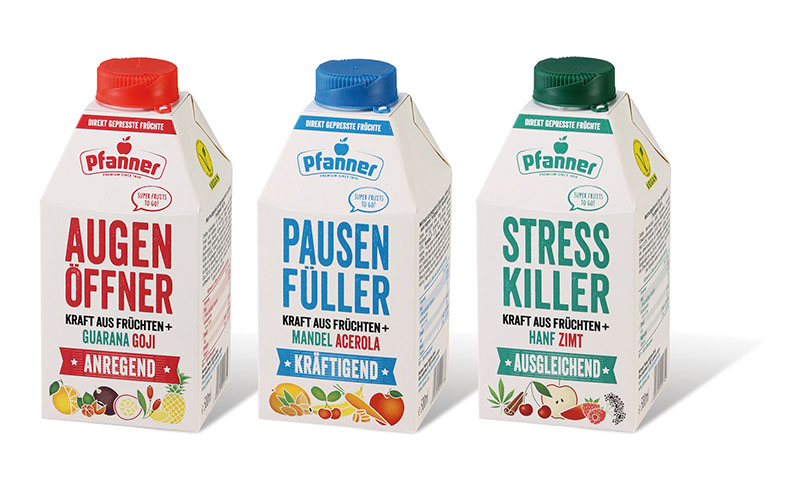 Meeting Millennial needs: Pfanner wakes up the drinks market with new range using SIG’s combidome 500 ml carton bottle