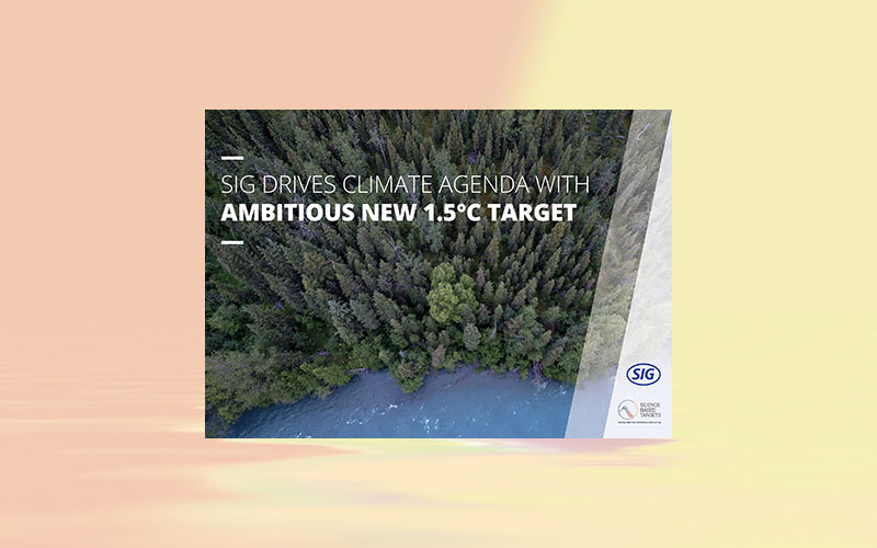 SIG drives climate agenda with ambitious new 1.5°C target