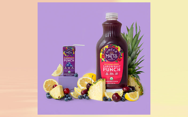 Uncle Matt's Organic® launches Superfruit Punch