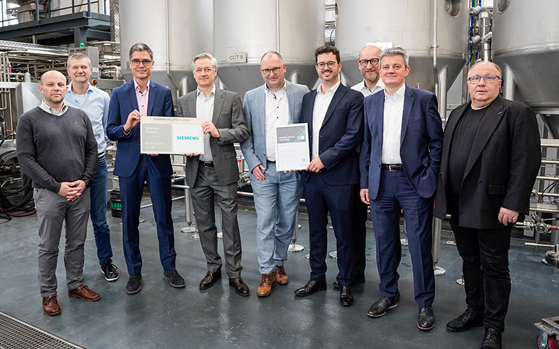 ZIEMANN HOLVRIEKA is a new Siemens Solution Partner